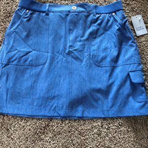 NWT Women's Blue Skort-Petite